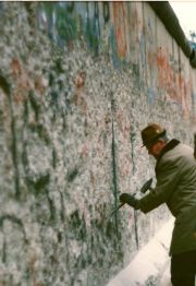 Ein Mauerspecht 1989