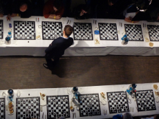 70 Jahre ZEIT - Carlsen spielt simultan in Hamburg 2016